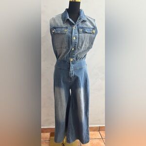 Women's Denim Jumpsuit